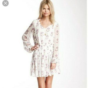 Free People Wild Horses Dreamcatcher Print Mini Dress S